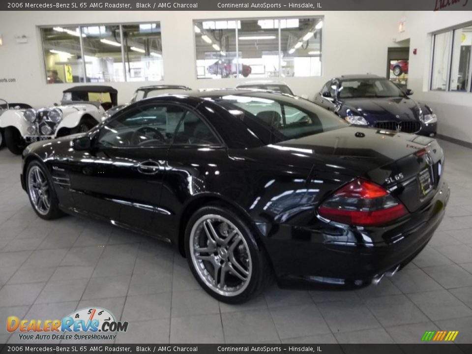 2006 Mercedes-Benz SL 65 AMG Roadster Black / AMG Charcoal Photo #13