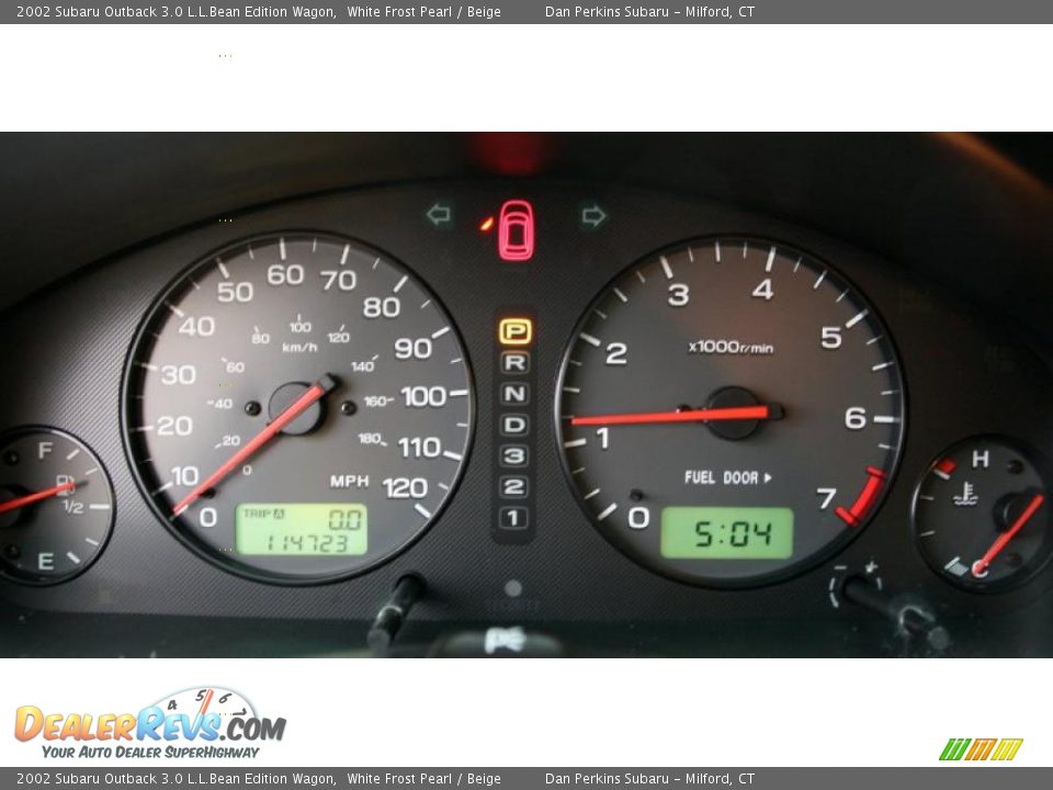 2002 Subaru Outback 3.0 L.L.Bean Edition Wagon White Frost Pearl / Beige Photo #24