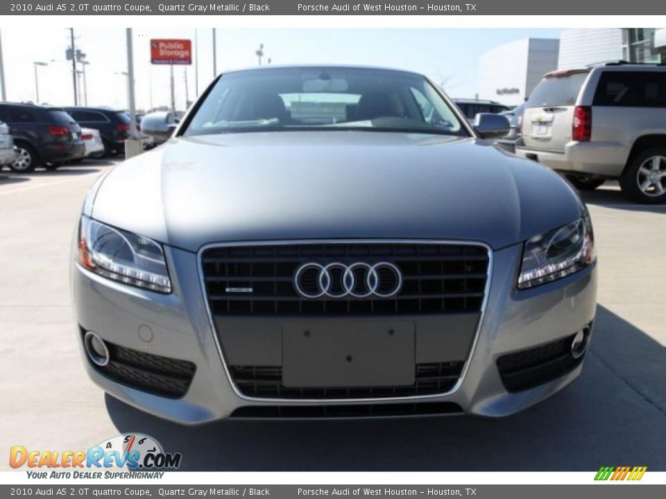 2010 Audi A5 2.0T quattro Coupe Quartz Gray Metallic / Black Photo #2