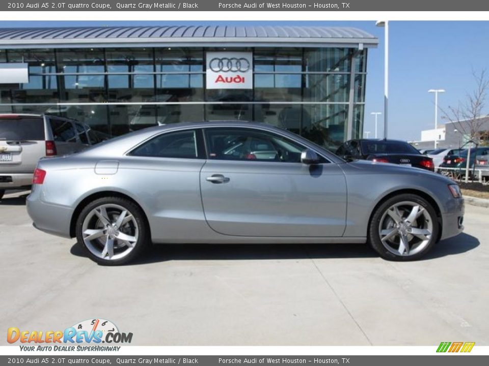 2010 Audi A5 2.0T quattro Coupe Quartz Gray Metallic / Black Photo #3