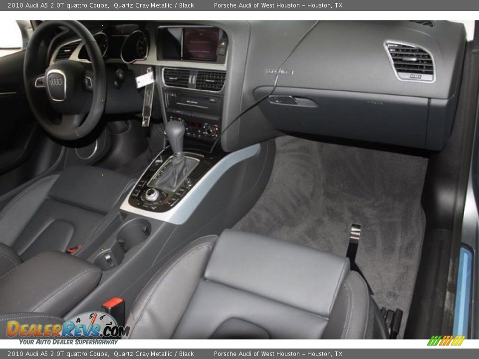 2010 Audi A5 2.0T quattro Coupe Quartz Gray Metallic / Black Photo #10