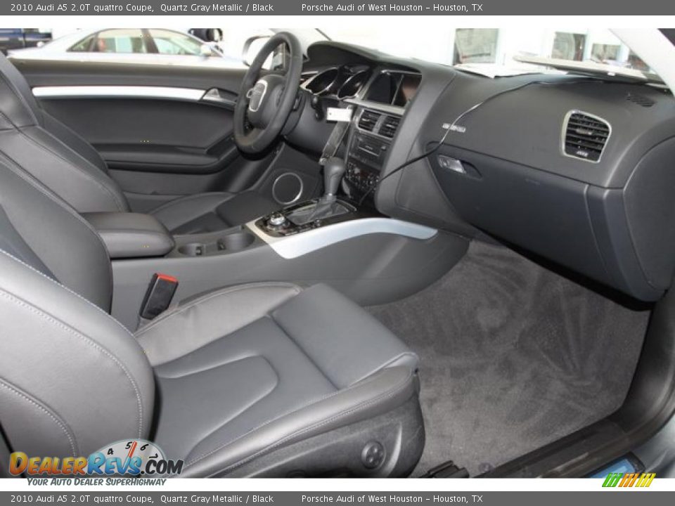 2010 Audi A5 2.0T quattro Coupe Quartz Gray Metallic / Black Photo #12