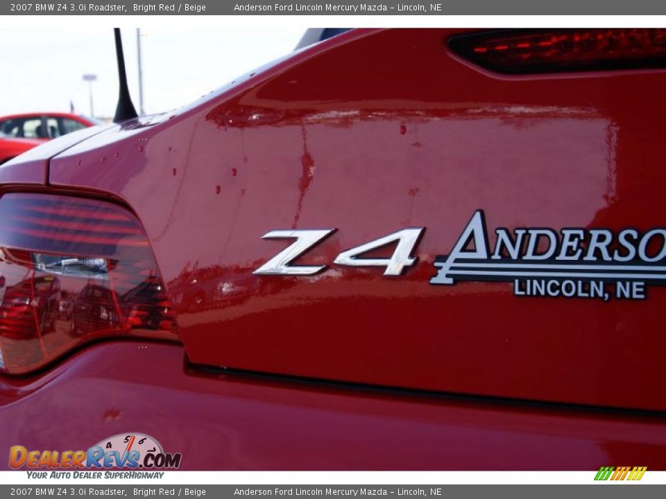 2007 BMW Z4 3.0i Roadster Bright Red / Beige Photo #10