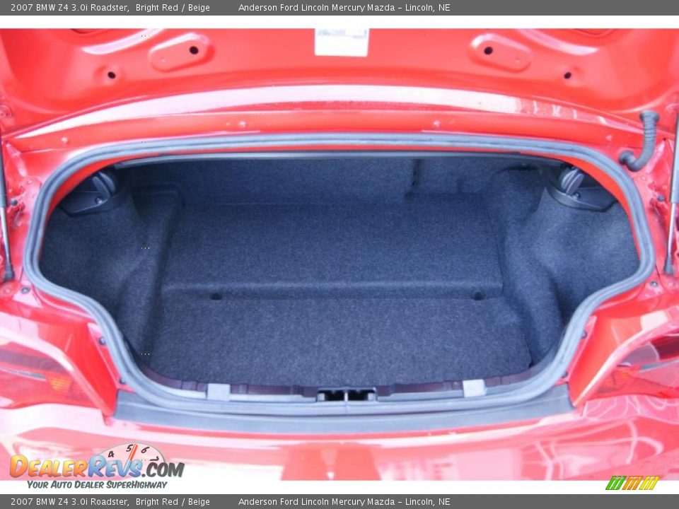 2007 BMW Z4 3.0i Roadster Bright Red / Beige Photo #21