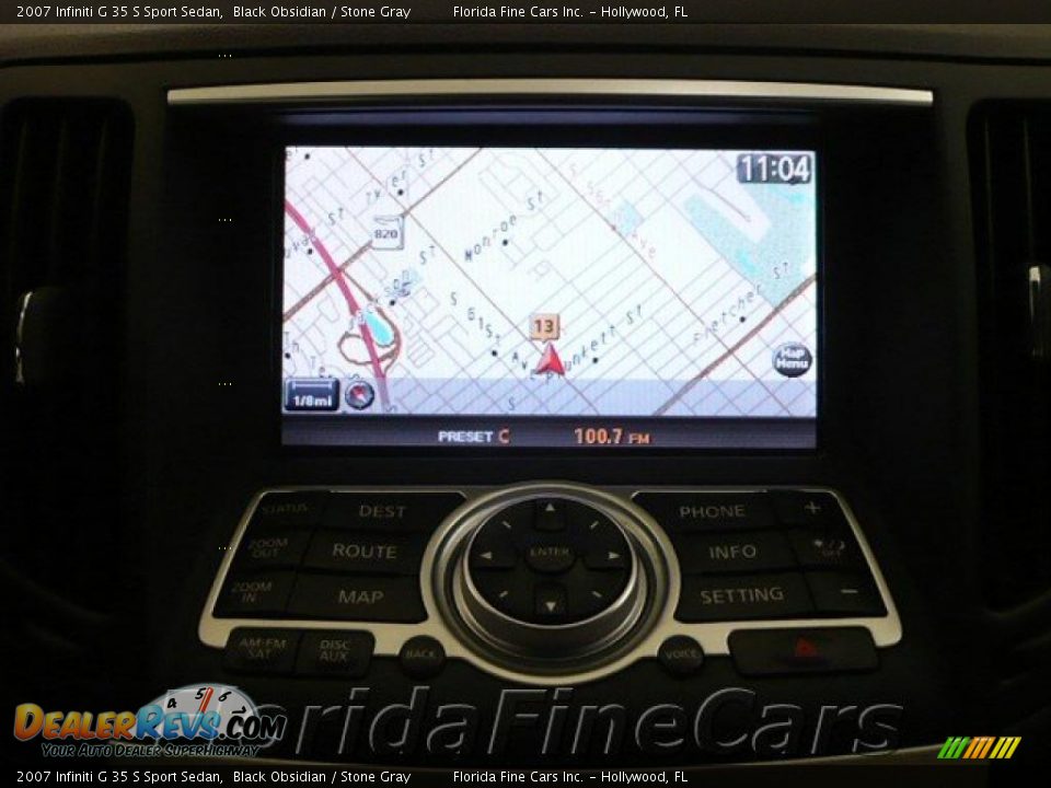 2007 Infiniti G 35 S Sport Sedan Black Obsidian / Stone Gray Photo #17
