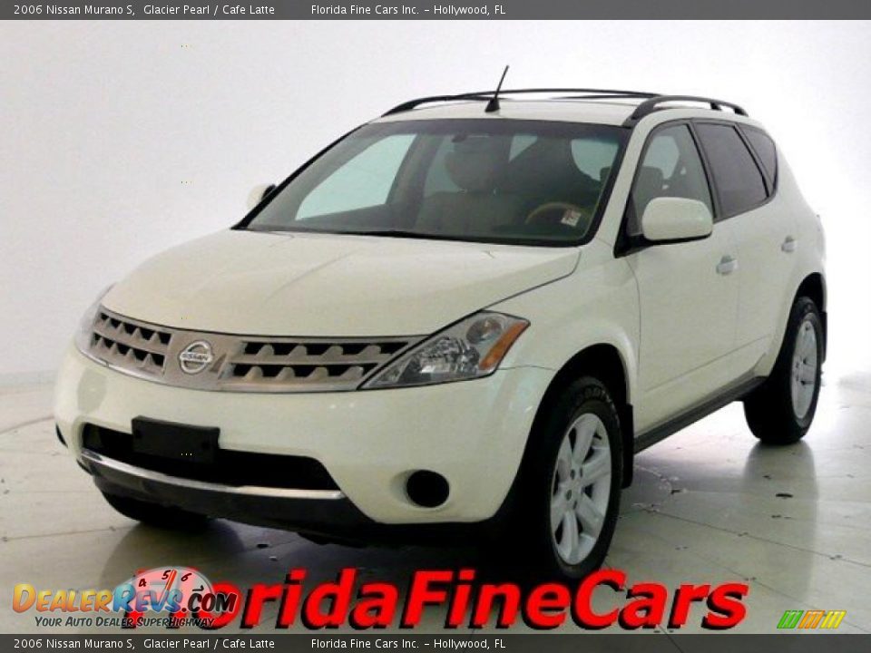 2006 Nissan Murano S Glacier Pearl / Cafe Latte Photo #1