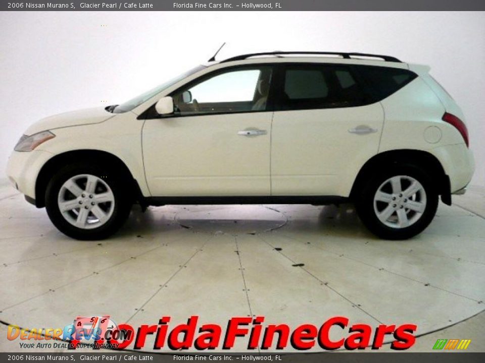 2006 Nissan Murano S Glacier Pearl / Cafe Latte Photo #3
