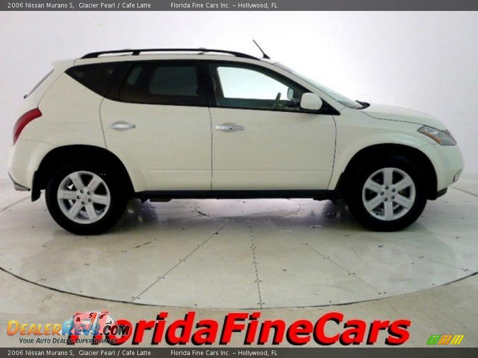2006 Nissan Murano S Glacier Pearl / Cafe Latte Photo #4