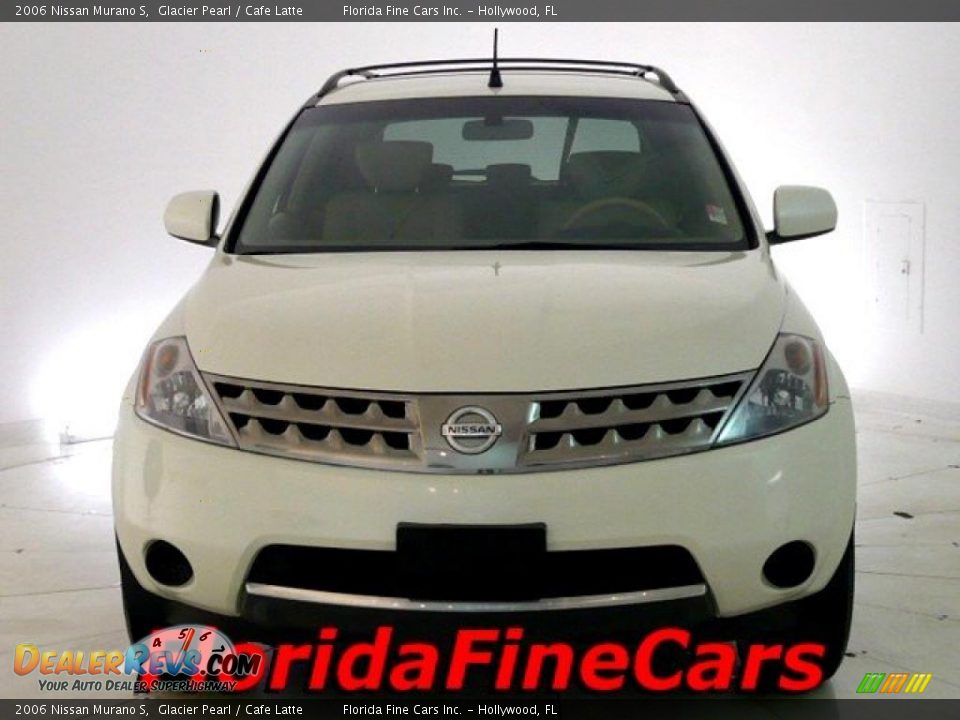 2006 Nissan Murano S Glacier Pearl / Cafe Latte Photo #5