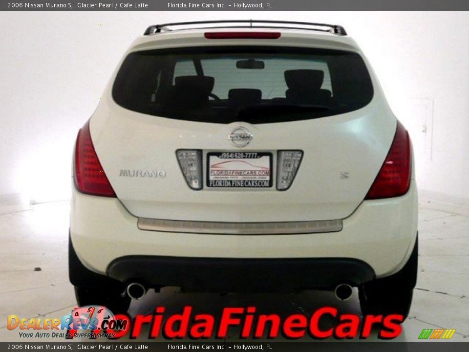 2006 Nissan Murano S Glacier Pearl / Cafe Latte Photo #6