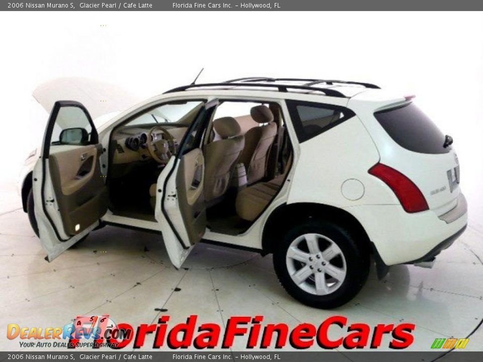 2006 Nissan Murano S Glacier Pearl / Cafe Latte Photo #8