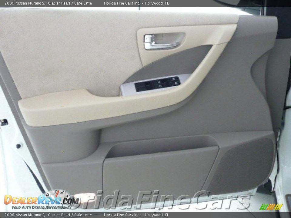 2006 Nissan Murano S Glacier Pearl / Cafe Latte Photo #9