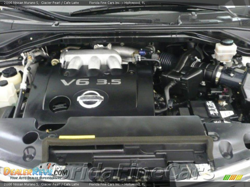 2006 Nissan Murano S Glacier Pearl / Cafe Latte Photo #10