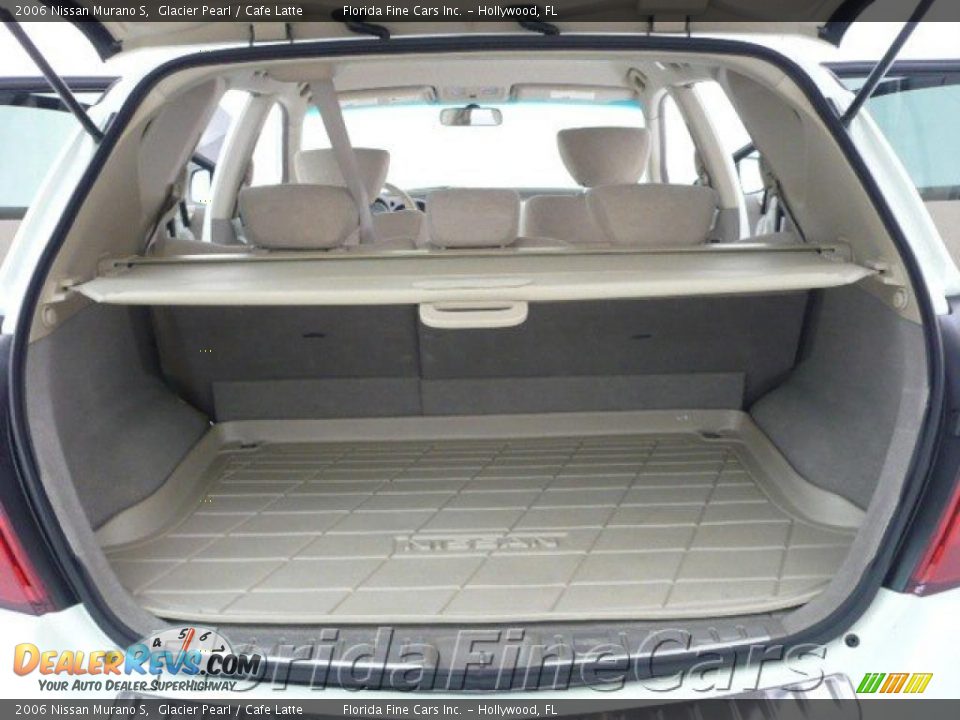 2006 Nissan Murano S Glacier Pearl / Cafe Latte Photo #11