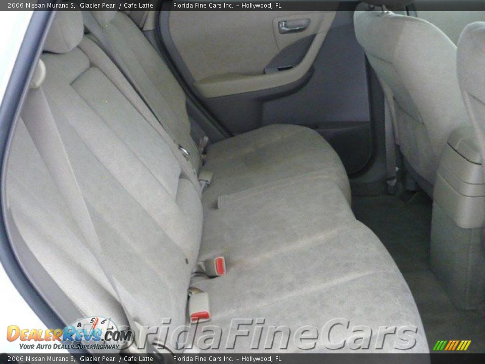 2006 Nissan Murano S Glacier Pearl / Cafe Latte Photo #14
