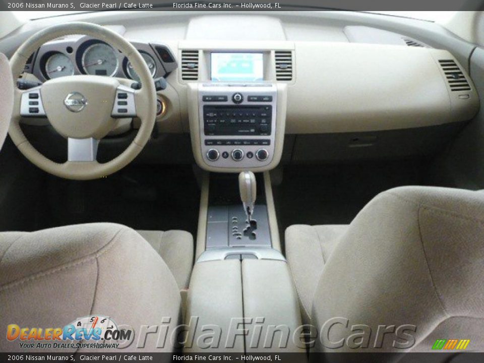 2006 Nissan Murano S Glacier Pearl / Cafe Latte Photo #15