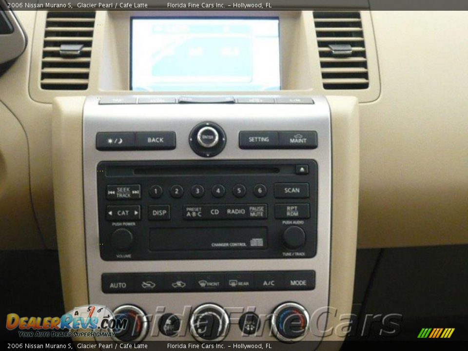 2006 Nissan Murano S Glacier Pearl / Cafe Latte Photo #16