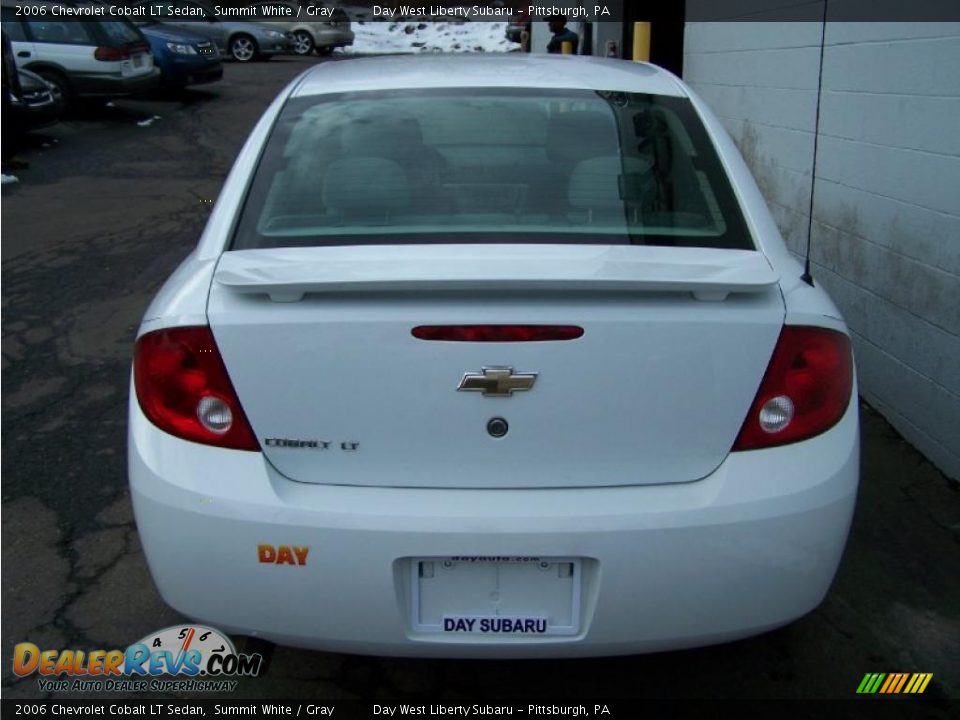 2006 Chevrolet Cobalt LT Sedan Summit White / Gray Photo #7