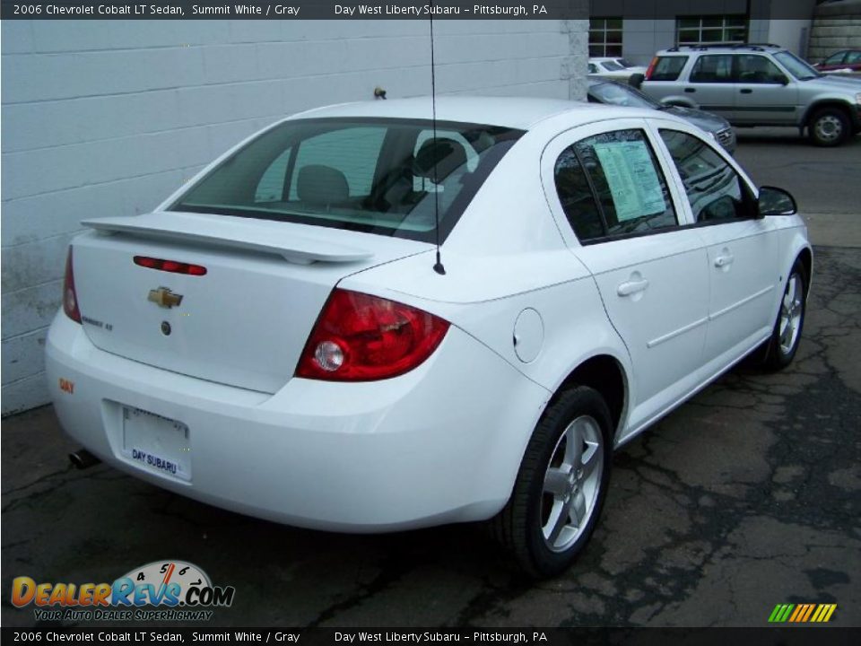 2006 Chevrolet Cobalt LT Sedan Summit White / Gray Photo #9