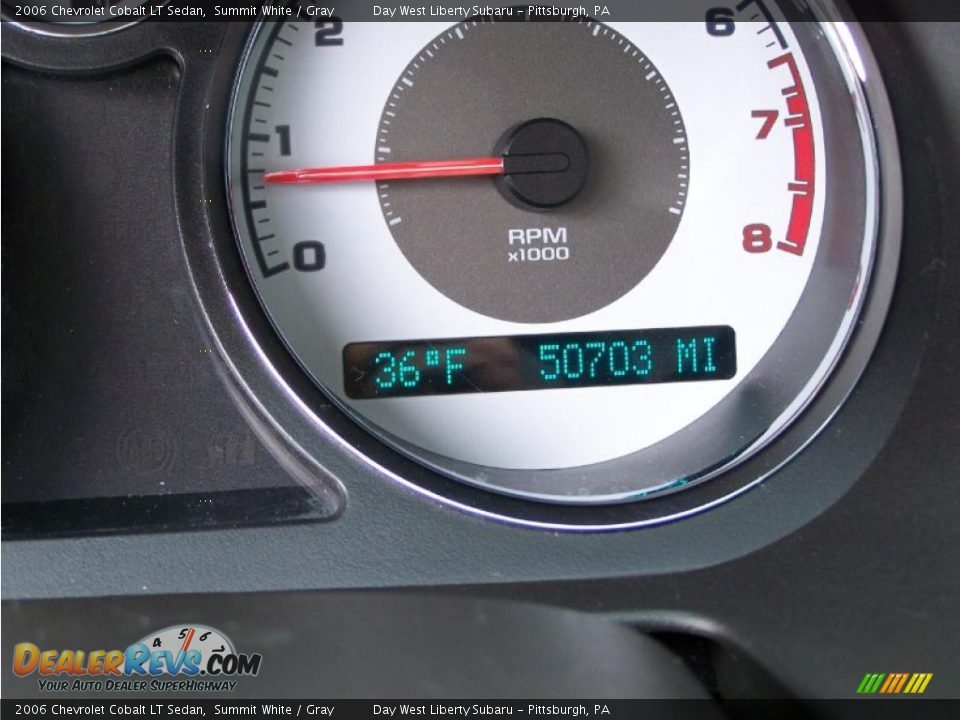 2006 Chevrolet Cobalt LT Sedan Summit White / Gray Photo #18