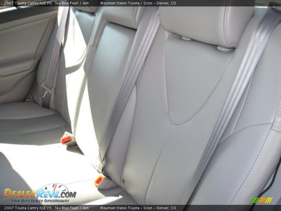 2007 Toyota Camry XLE V6 Sky Blue Pearl / Ash Photo #13