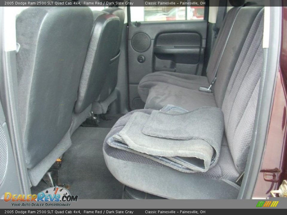 2005 Dodge Ram 2500 SLT Quad Cab 4x4 Flame Red / Dark Slate Gray Photo #7