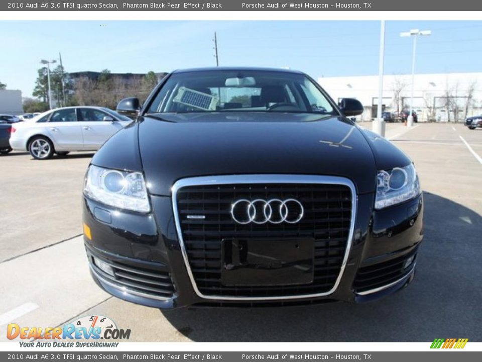 2010 Audi A6 3.0 TFSI quattro Sedan Phantom Black Pearl Effect / Black Photo #2