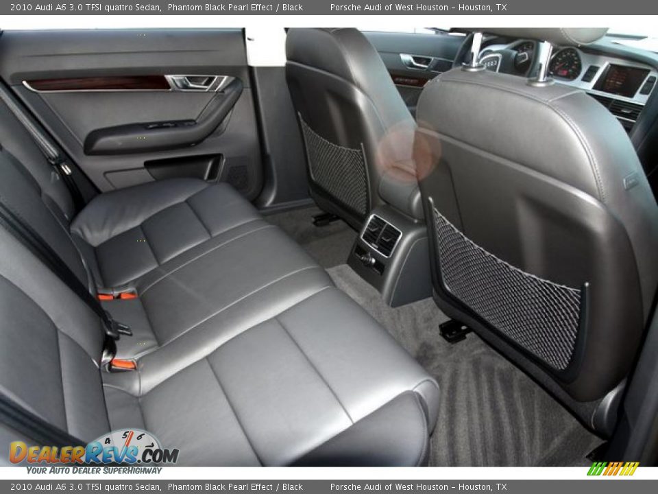 2010 Audi A6 3.0 TFSI quattro Sedan Phantom Black Pearl Effect / Black Photo #11