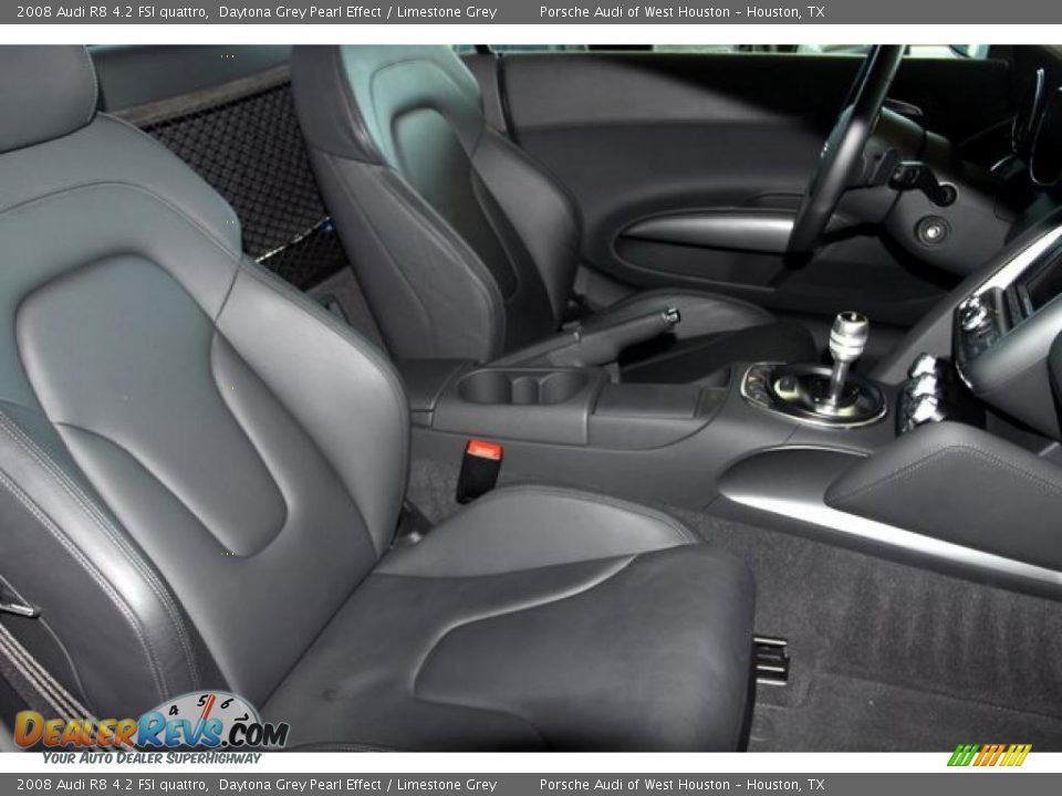2008 Audi R8 4.2 FSI quattro Daytona Grey Pearl Effect / Limestone Grey Photo #5