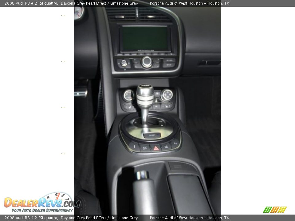 2008 Audi R8 4.2 FSI quattro Daytona Grey Pearl Effect / Limestone Grey Photo #10