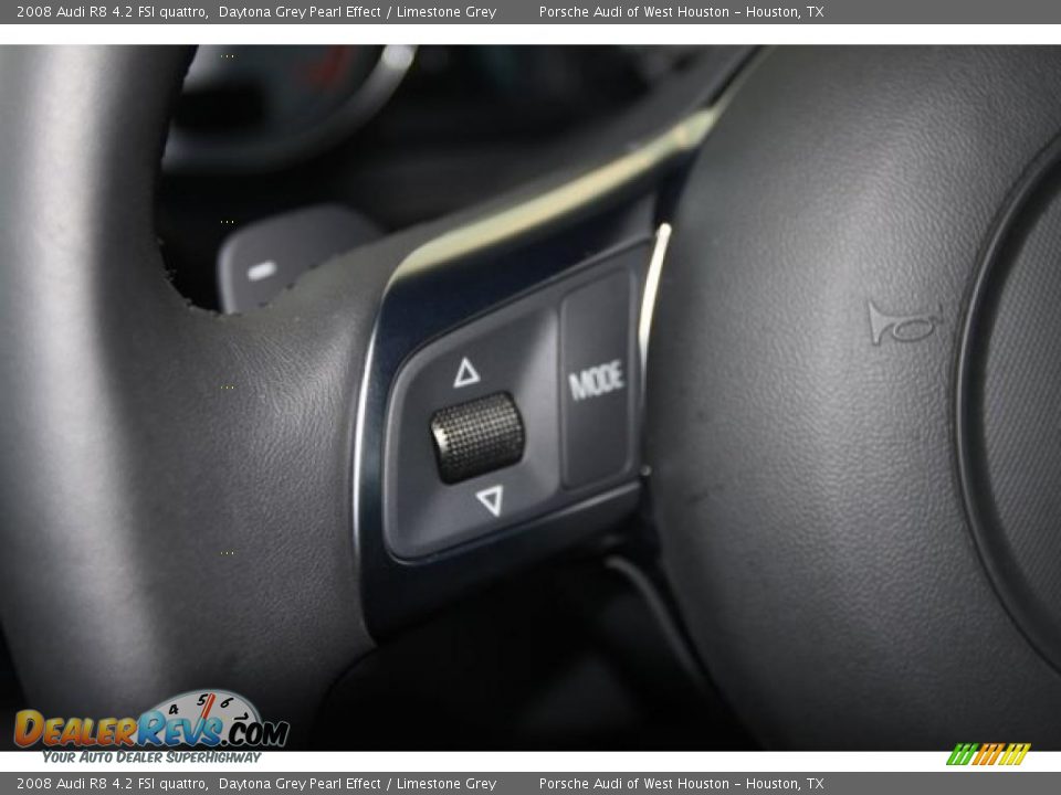 2008 Audi R8 4.2 FSI quattro Daytona Grey Pearl Effect / Limestone Grey Photo #29