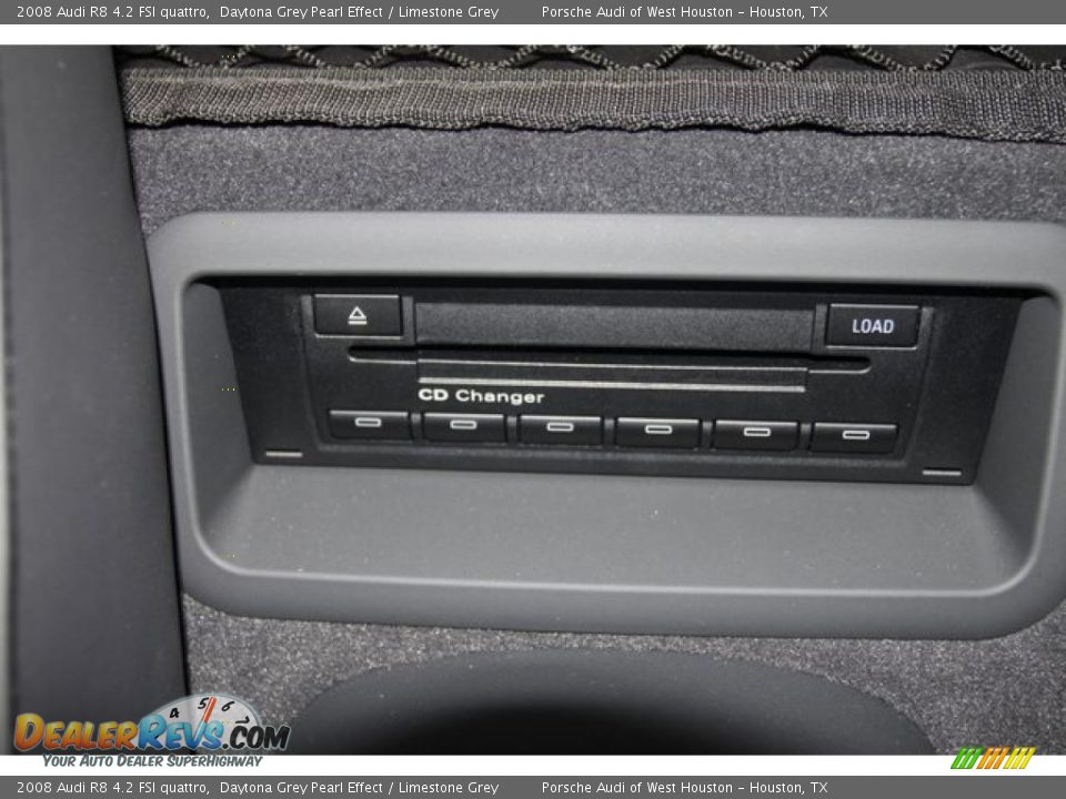2008 Audi R8 4.2 FSI quattro Daytona Grey Pearl Effect / Limestone Grey Photo #32
