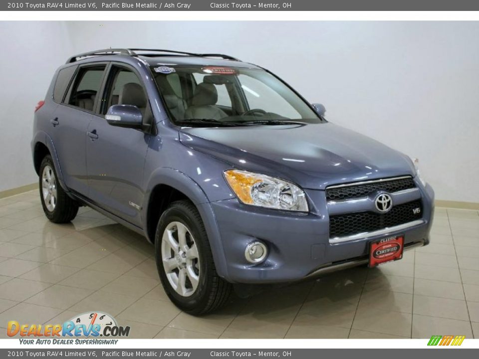 2010 Toyota RAV4 Limited V6 Pacific Blue Metallic / Ash Gray Photo #1