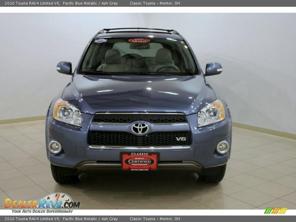 2010 Toyota RAV4 Limited V6 Pacific Blue Metallic / Ash Gray Photo #2