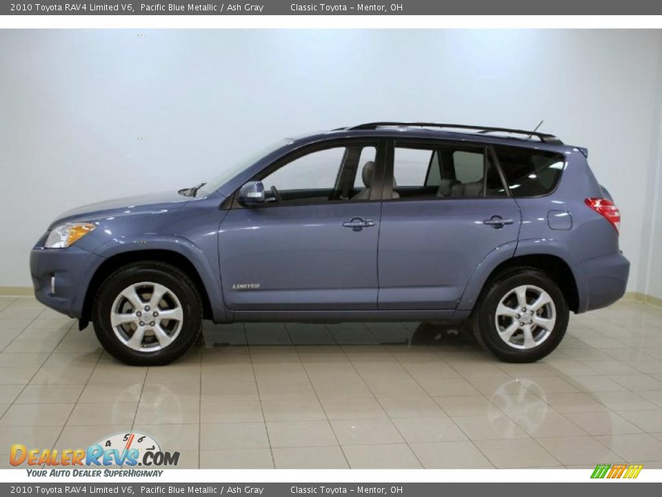 2010 Toyota RAV4 Limited V6 Pacific Blue Metallic / Ash Gray Photo #4