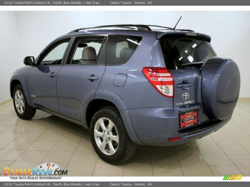 2010 Toyota RAV4 Limited V6 Pacific Blue Metallic / Ash Gray Photo #5