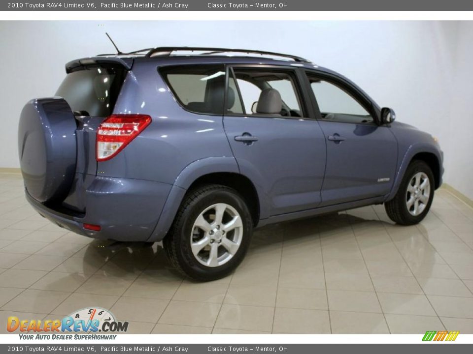 2010 Toyota RAV4 Limited V6 Pacific Blue Metallic / Ash Gray Photo #7