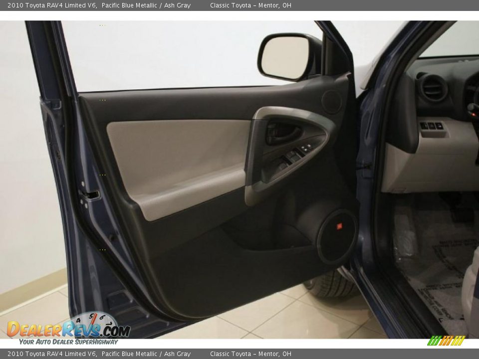 2010 Toyota RAV4 Limited V6 Pacific Blue Metallic / Ash Gray Photo #8