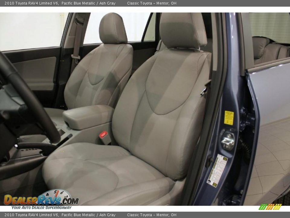 2010 Toyota RAV4 Limited V6 Pacific Blue Metallic / Ash Gray Photo #11