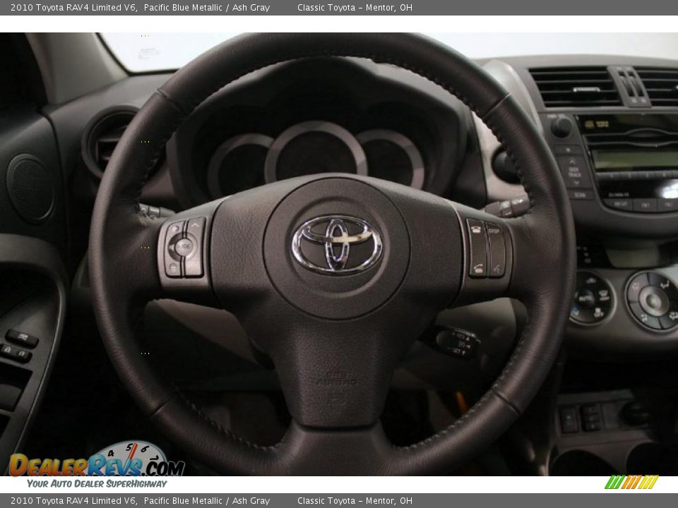 2010 Toyota RAV4 Limited V6 Pacific Blue Metallic / Ash Gray Photo #13