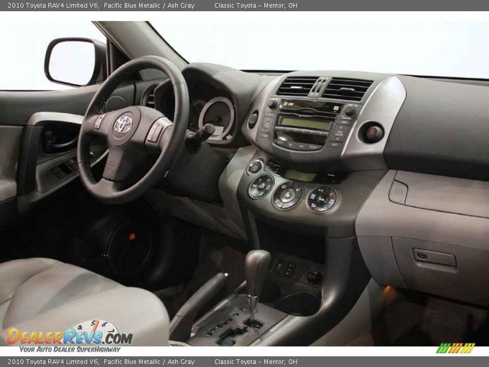 2010 Toyota RAV4 Limited V6 Pacific Blue Metallic / Ash Gray Photo #17
