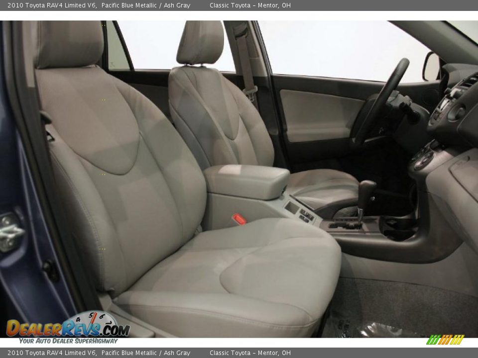 2010 Toyota RAV4 Limited V6 Pacific Blue Metallic / Ash Gray Photo #18