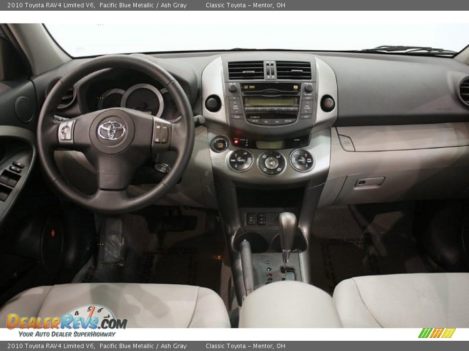 2010 Toyota RAV4 Limited V6 Pacific Blue Metallic / Ash Gray Photo #21