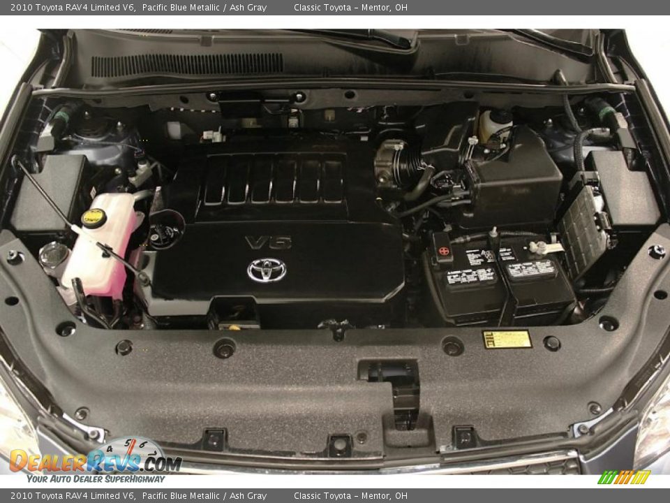 2010 Toyota RAV4 Limited V6 Pacific Blue Metallic / Ash Gray Photo #23