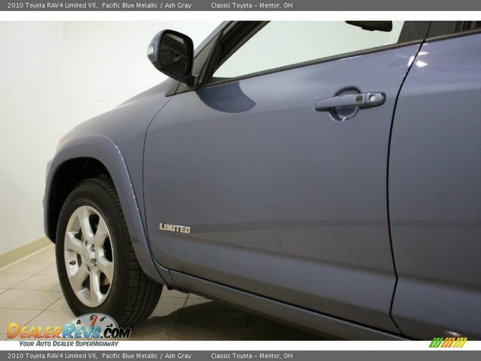 2010 Toyota RAV4 Limited V6 Pacific Blue Metallic / Ash Gray Photo #24