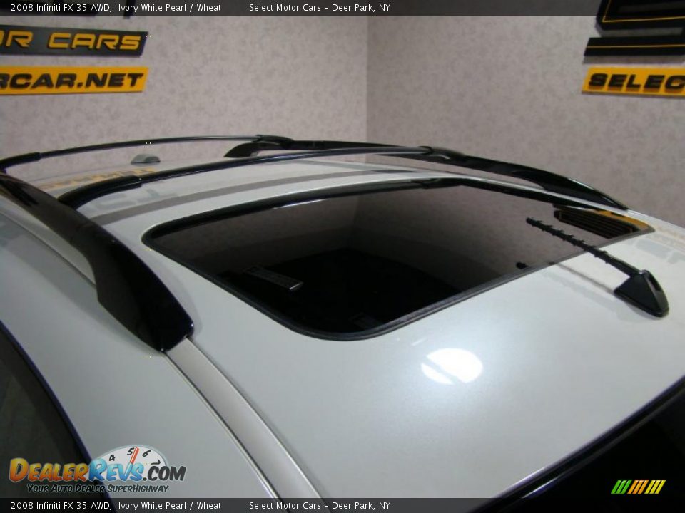 2008 Infiniti FX 35 AWD Ivory White Pearl / Wheat Photo #6