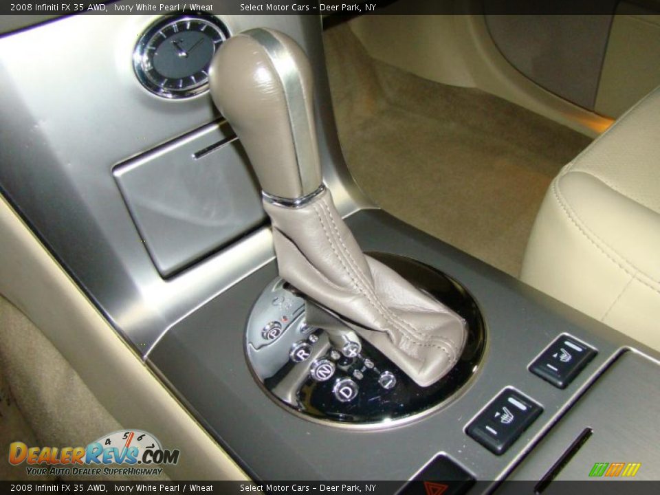 2008 Infiniti FX 35 AWD Ivory White Pearl / Wheat Photo #11