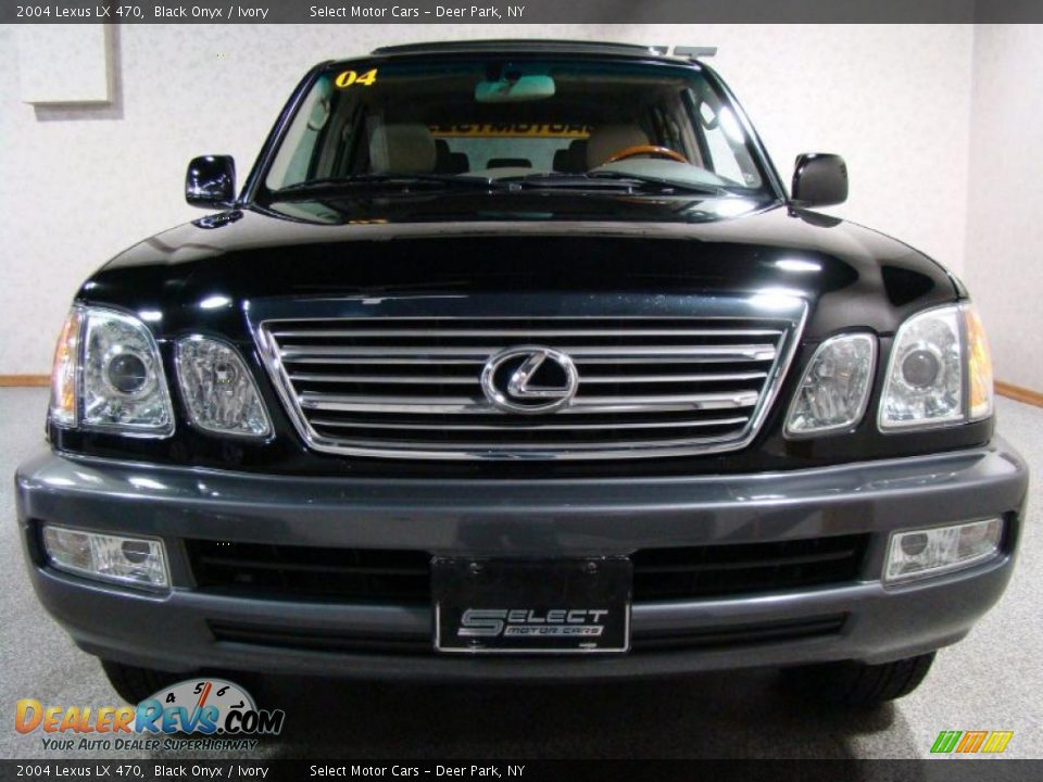 2004 Lexus LX 470 Black Onyx / Ivory Photo #2