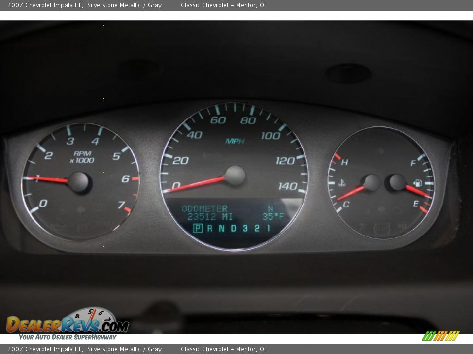2007 Chevrolet Impala LT Silverstone Metallic / Gray Photo #12