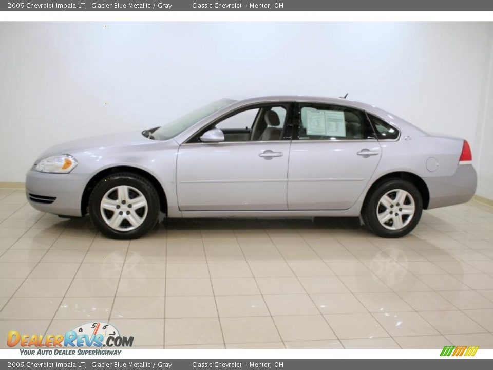 2006 Chevrolet Impala LT Glacier Blue Metallic / Gray Photo #4